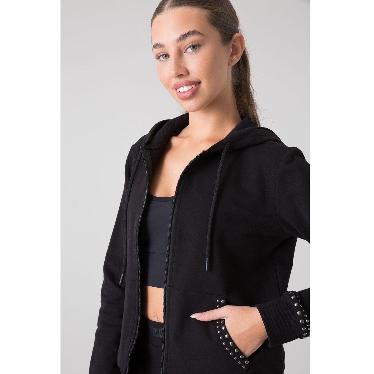 CHAQUETA MUJER CON CAPUCHA Y CREMALLERA DARK ATTITUDE EVERLAST 5/5