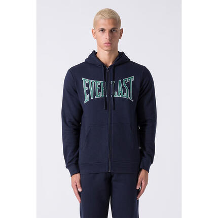 SUDADERA HOMBRE BÁSICA CON CREMALLERA COMPLETA Y CAPUCHA EVERLAST