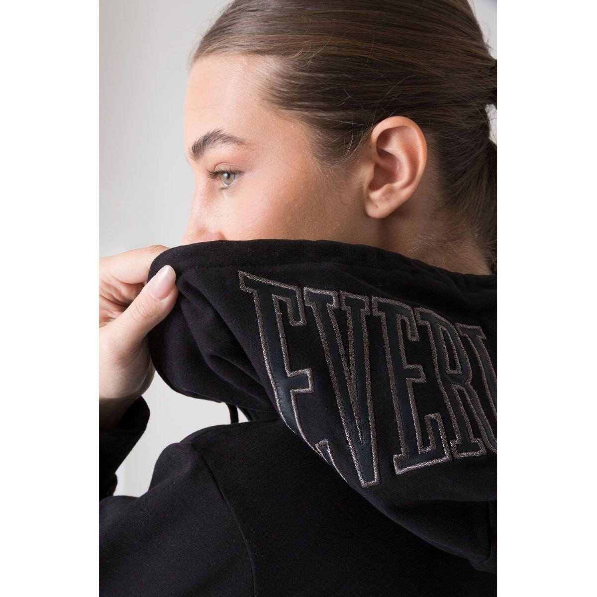 CHAQUETA MUJER CON CAPUCHA Y CREMALLERA DARK ATTITUDE EVERLAST 4/5