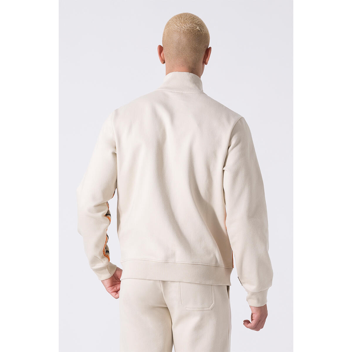 SUDADERA HOMBRE CREMALLERA COMPLETA Y CINTA TRICOLOR EVERLAST 3/5