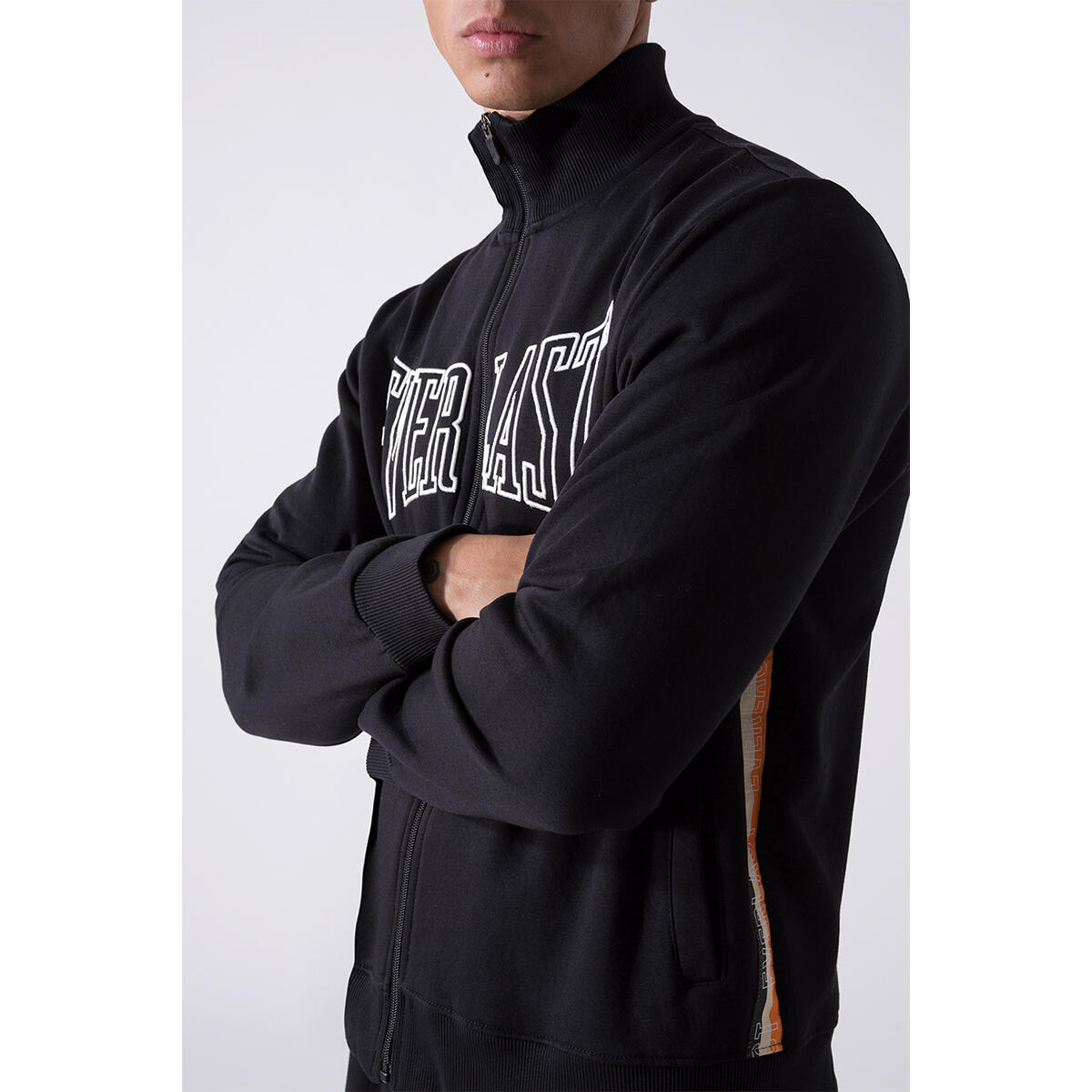 SUDADERA HOMBRE CREMALLERA COMPLETA Y CINTA TRICOLOR EVERLAST 5/5