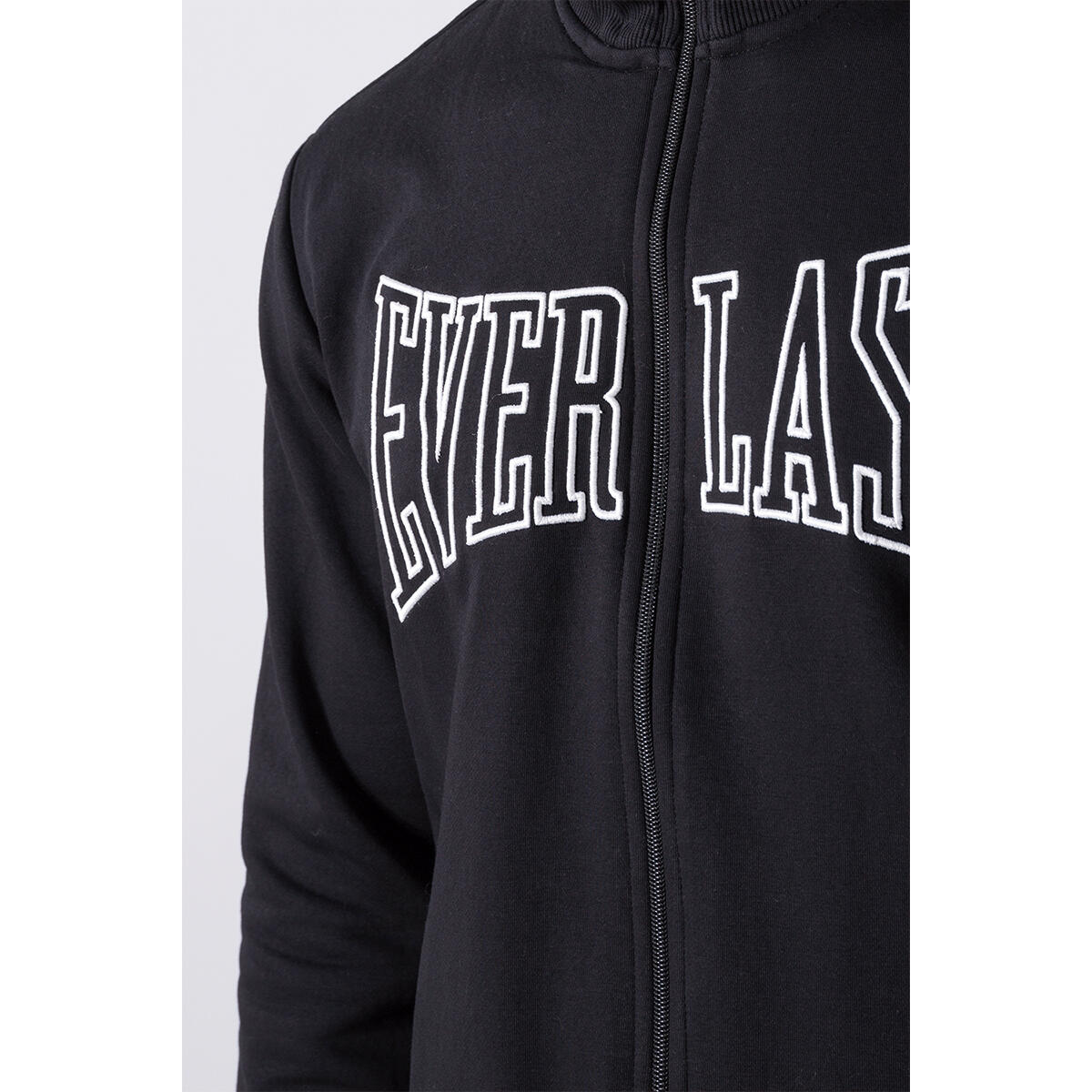 SUDADERA HOMBRE CREMALLERA COMPLETA Y CINTA TRICOLOR EVERLAST 4/5