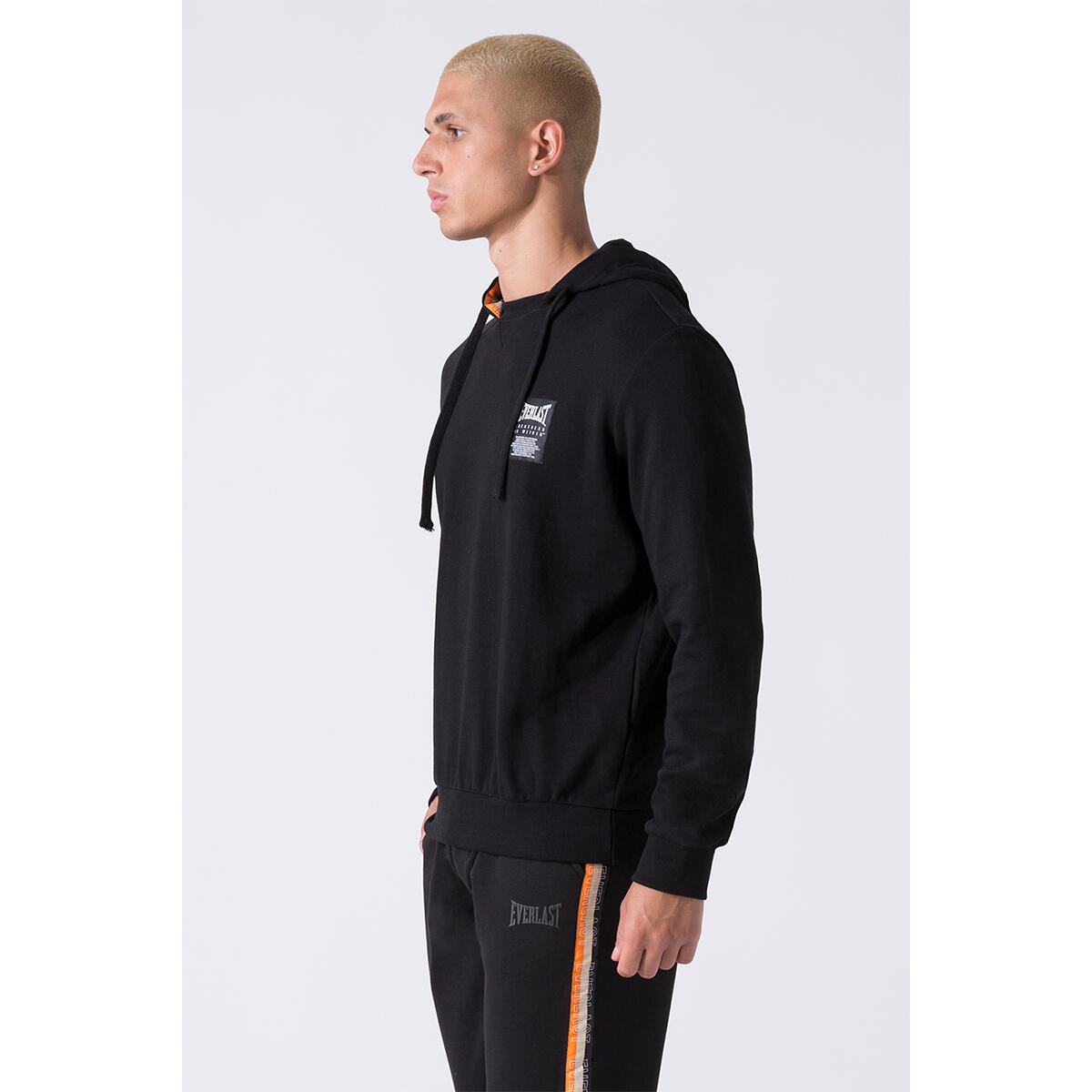 SUDADERA HOMBRE CON CAPUCHA Y CINTA TRICOLOR EVERLAST 2/5