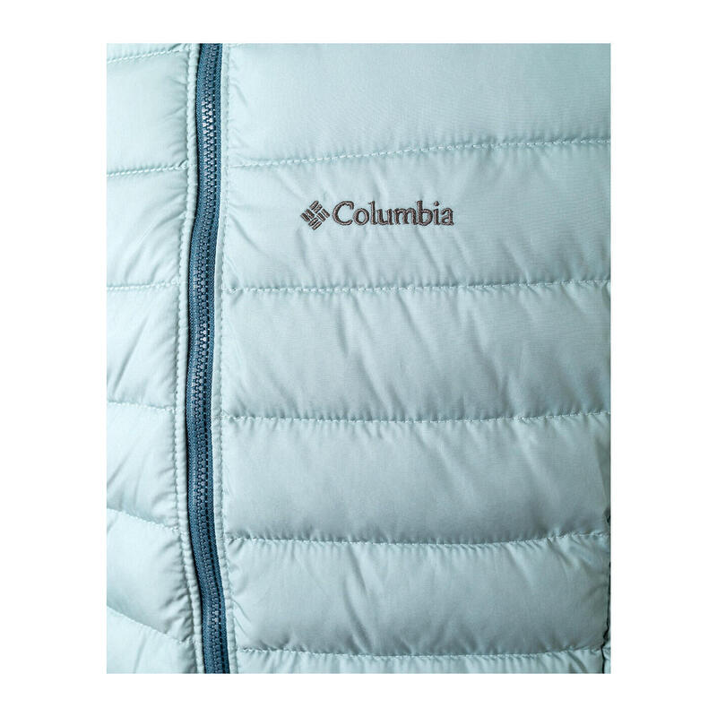 Columbia Powder Lite Veste à Capuche Femme - Noire, Taille L, Isolation Omni-Heat
