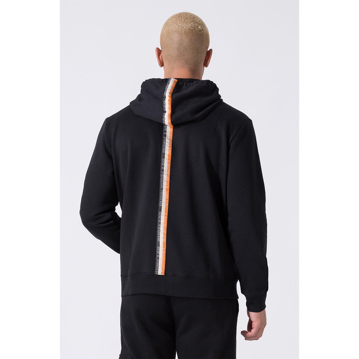 SUDADERA HOMBRE CREMALLERA COMPLETA Y CINTA TRICOLOR TRASERA EVERLAST 3/5