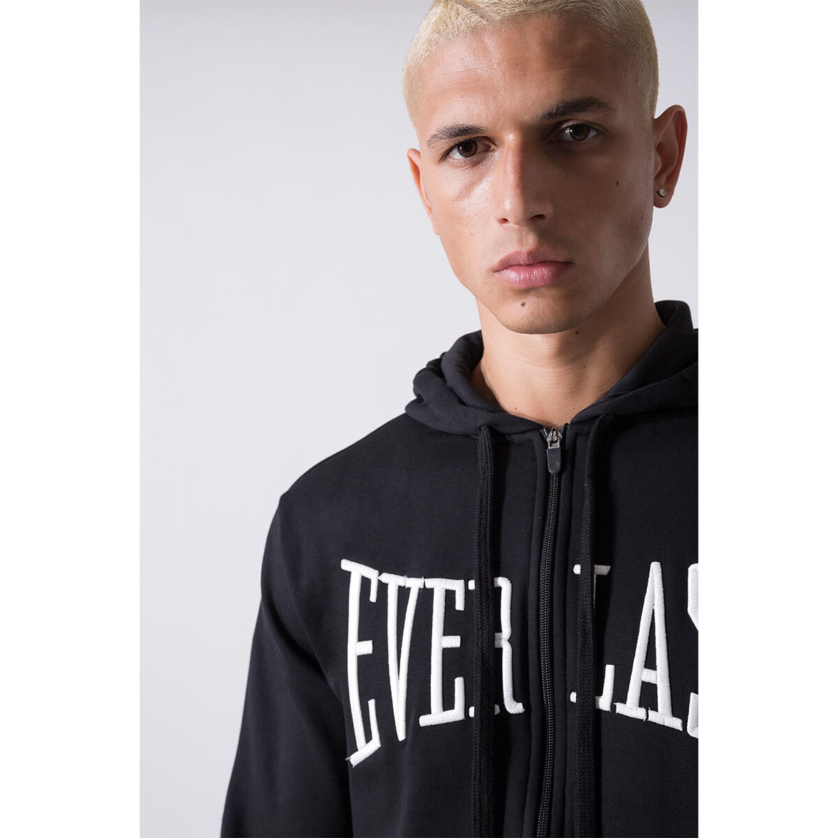 SUDADERA HOMBRE CREMALLERA COMPLETA Y CINTA TRICOLOR TRASERA EVERLAST 5/5
