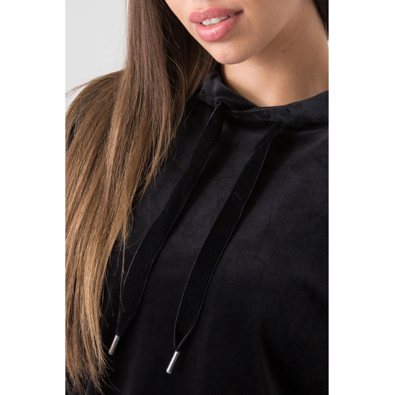 SUDADERA MUJER BÁSICA DE CHENILLA CON CAPUCHA EVERLAST 3/5