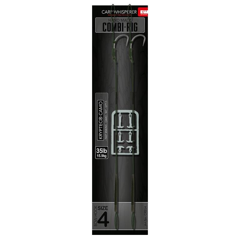 Carp Whisperer - Combo Rig - Hameçon 4 - 2 pièces - Silt 1/1
