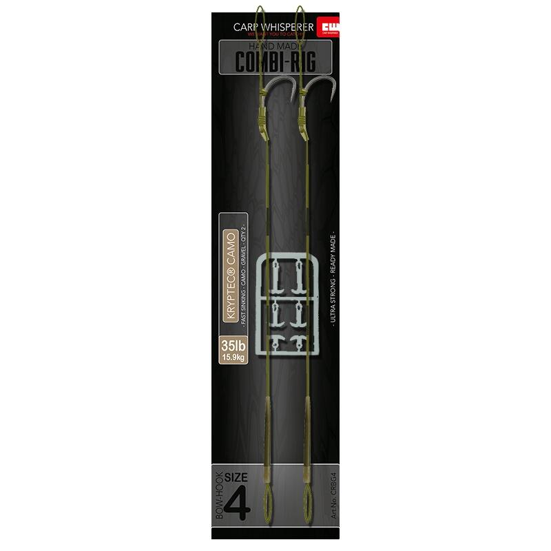 Carp Whisperer - Combo Rig - Hameçon 4 - 2 pièces - Gravier 1/1
