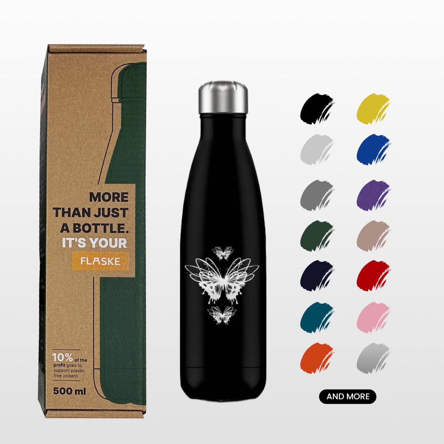 FLASKE Original 500ML / Butterfly 2/6