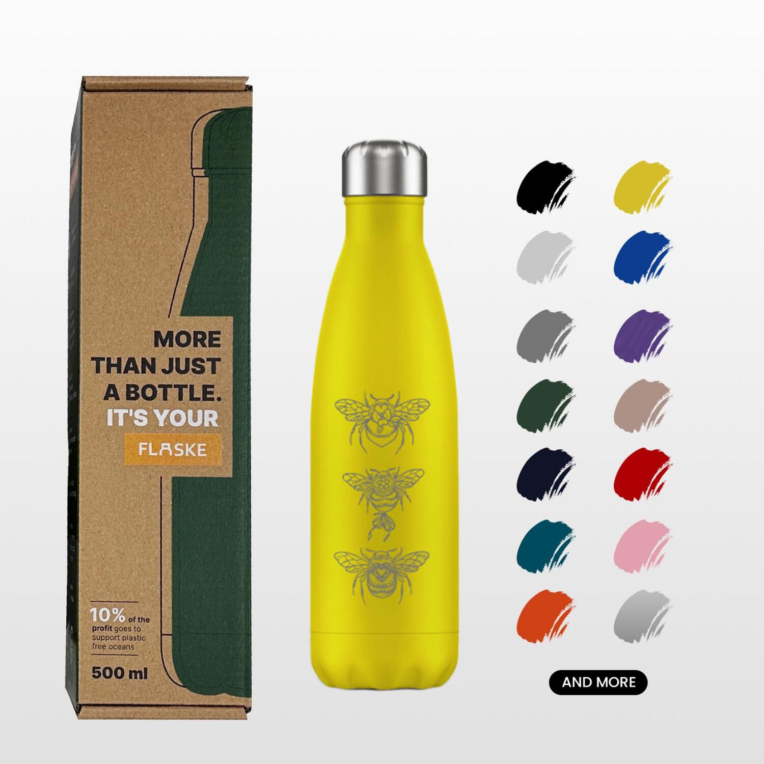 FLASKE Original 500ML / Bees 2/6