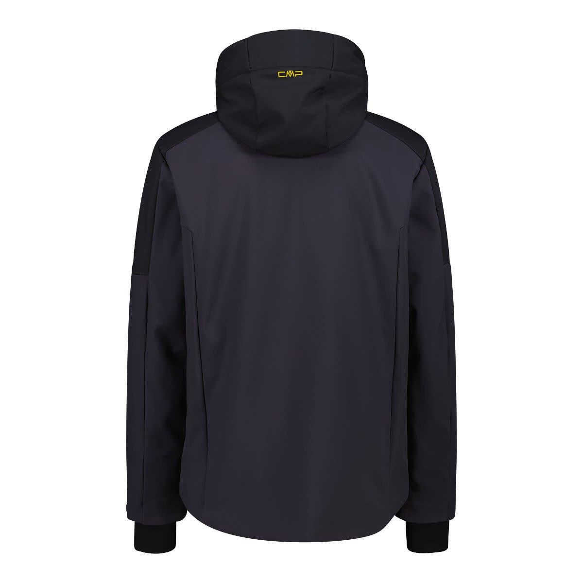 Skijacken Herren - CMP Jacket Fix Hoody Ski - Black 6/7