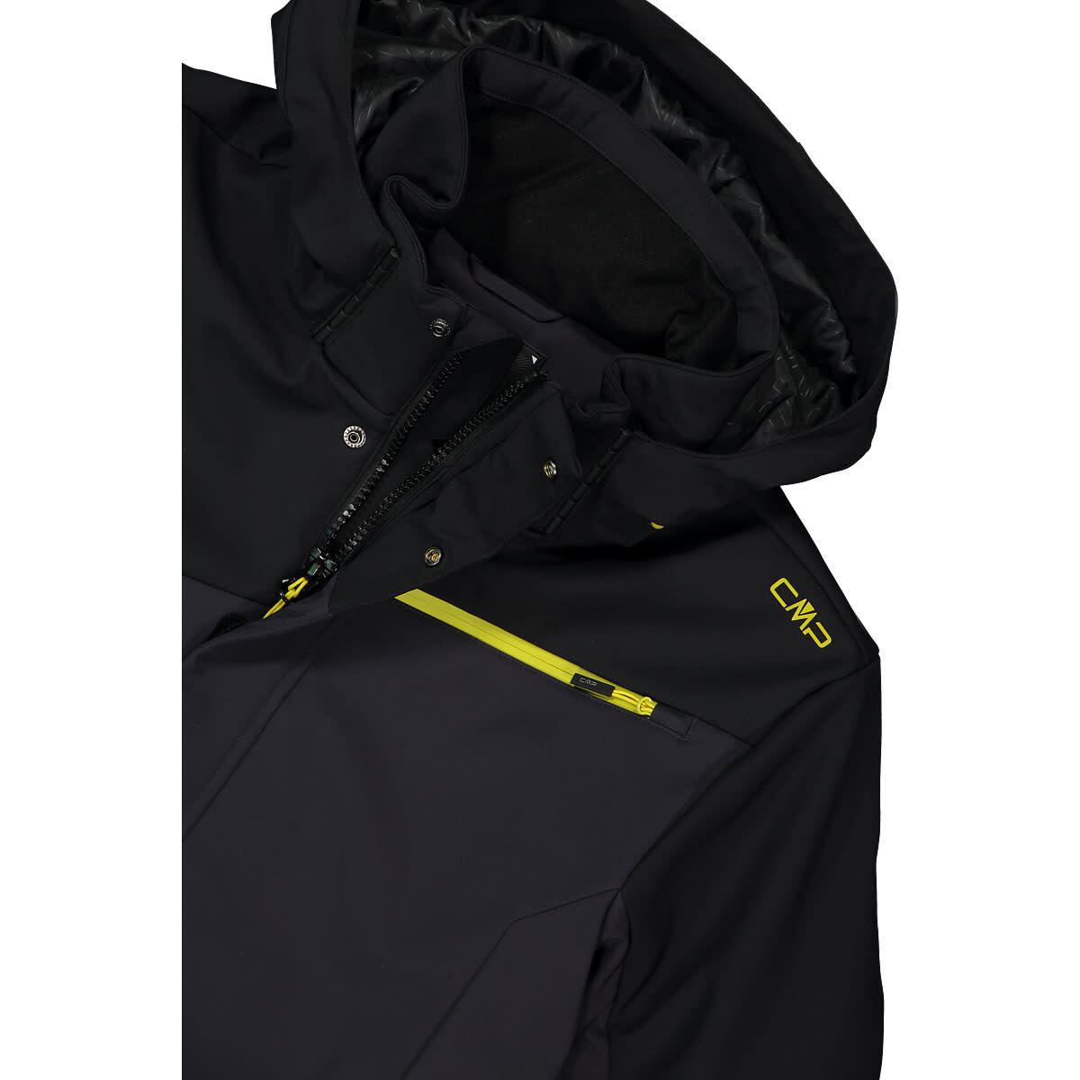 Vestes De Ski Homme - CMP Jacket Fix Hoody Ski - Black 3/7