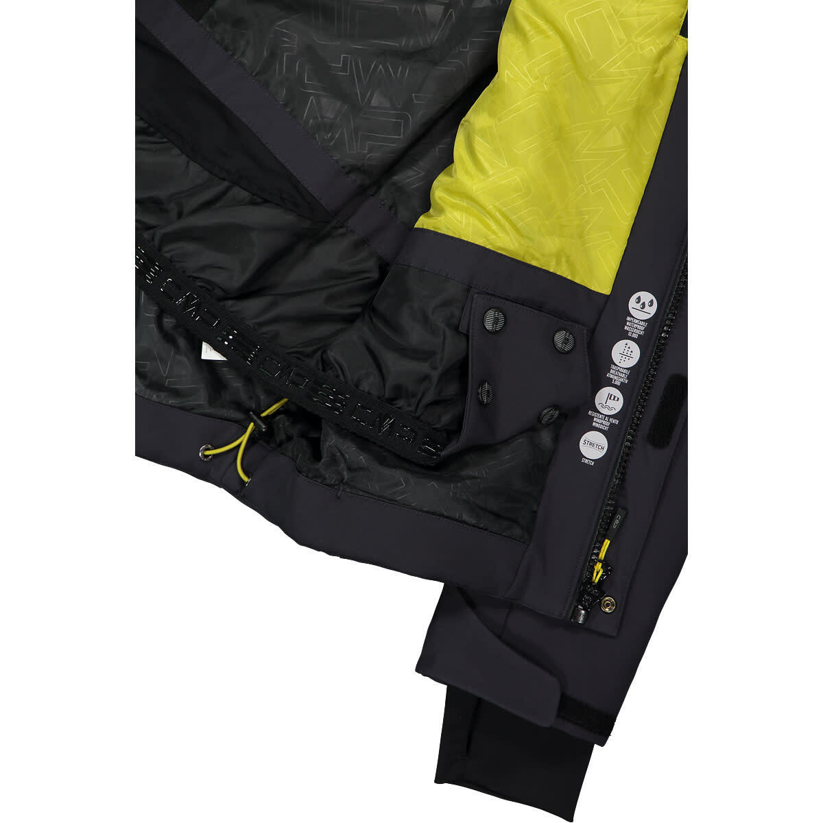 Vestes De Ski Homme - CMP Jacket Fix Hoody Ski - Black 2/7