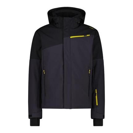 Ski Jassen Heren - CMP Jacket Fix Hoody Ski - Black