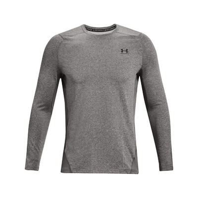 T-shirt mannelijk under armour ajusté coldgear grijs