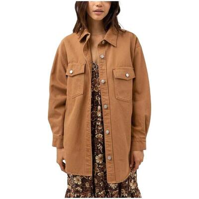 Jas rhythm claude drill shacket voor vrouwen