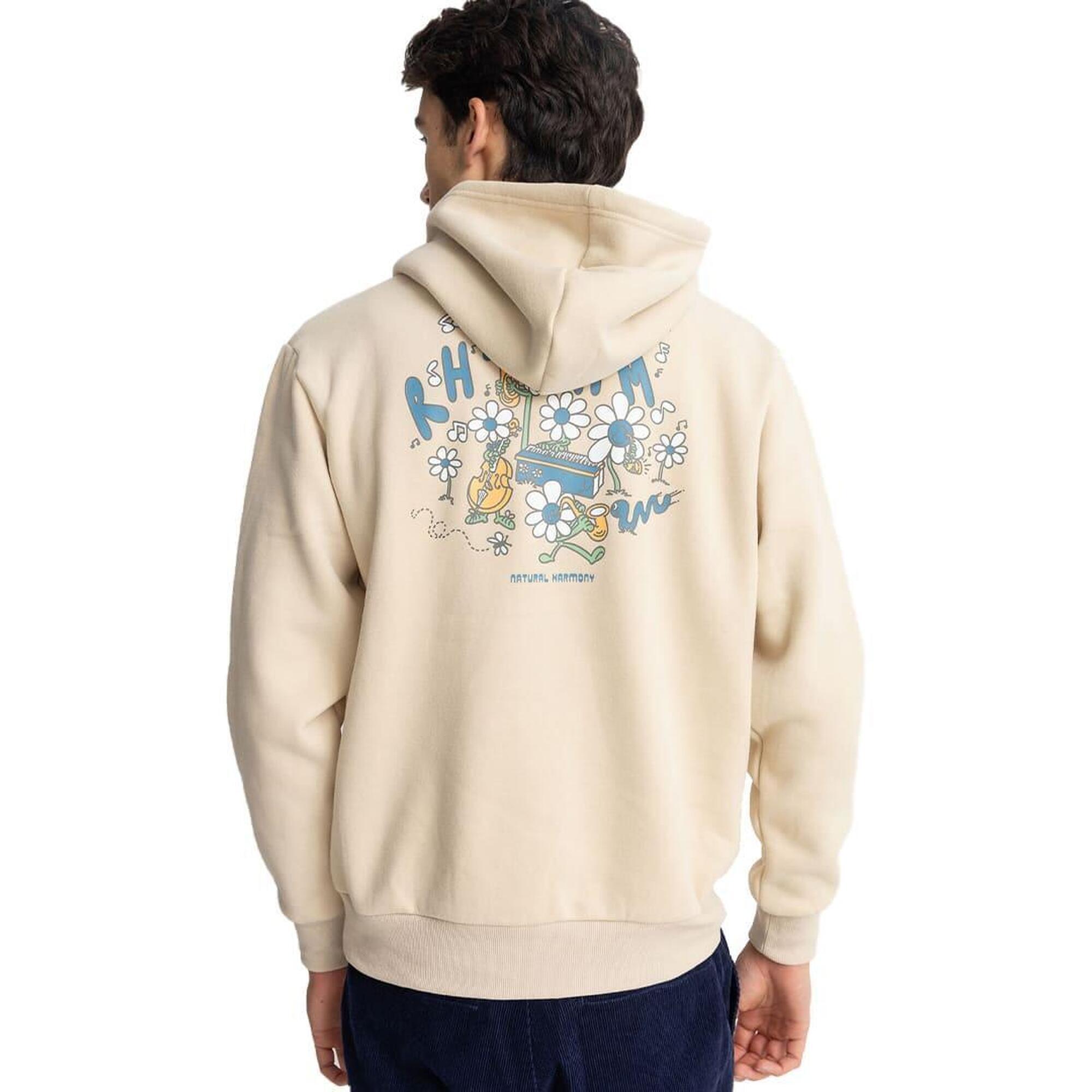 Rhythm - Natural Harmony - Sweat A Capuche Homme - Sweat-shirt - Beige - Decathlon