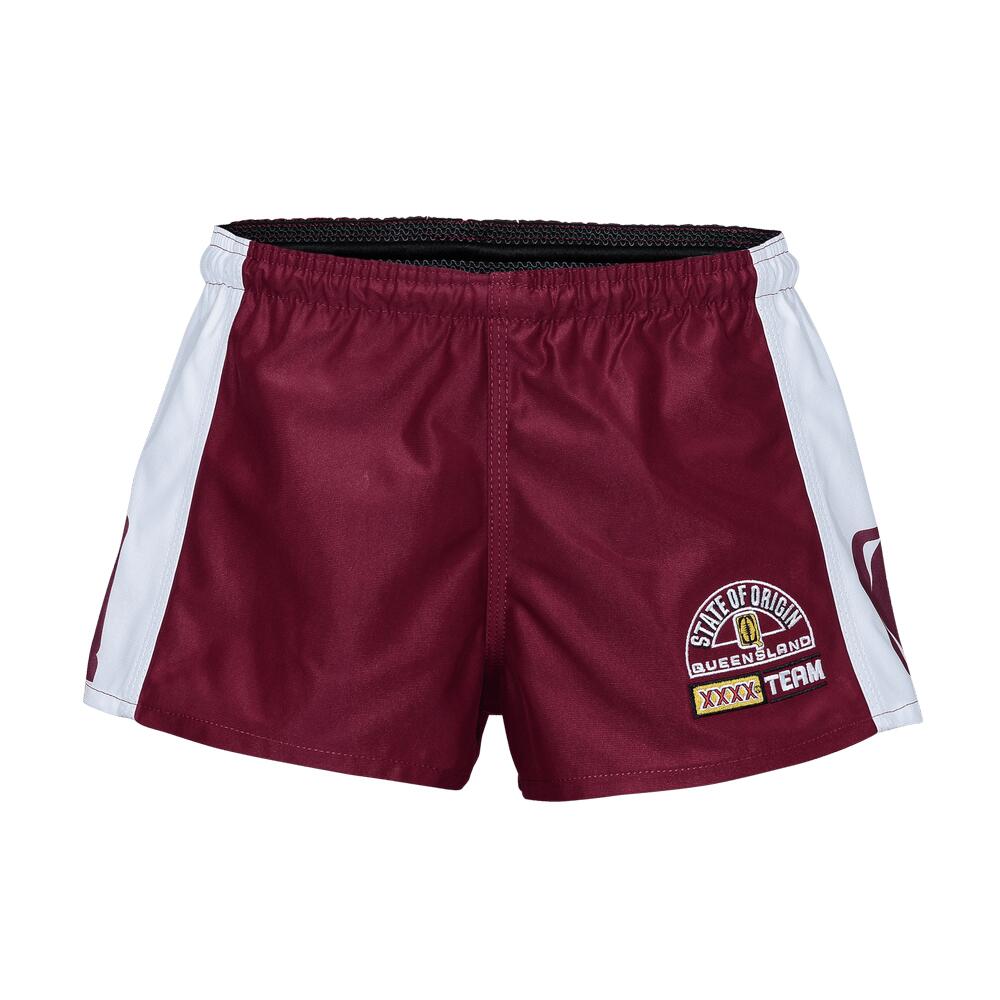 QLD Maroons Hero Footy Shorts - State Of Origin - Queensland Maroons - Rugby