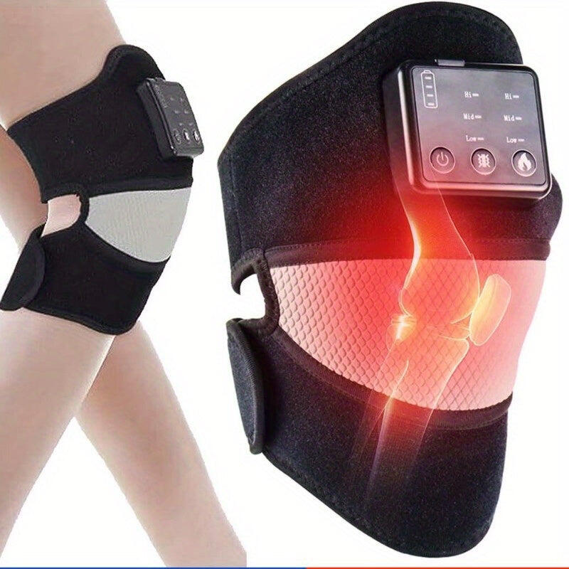 NNETM Electric Heating Knee Pad â€“ Cordless Joint Hot Compress Massager(Black)