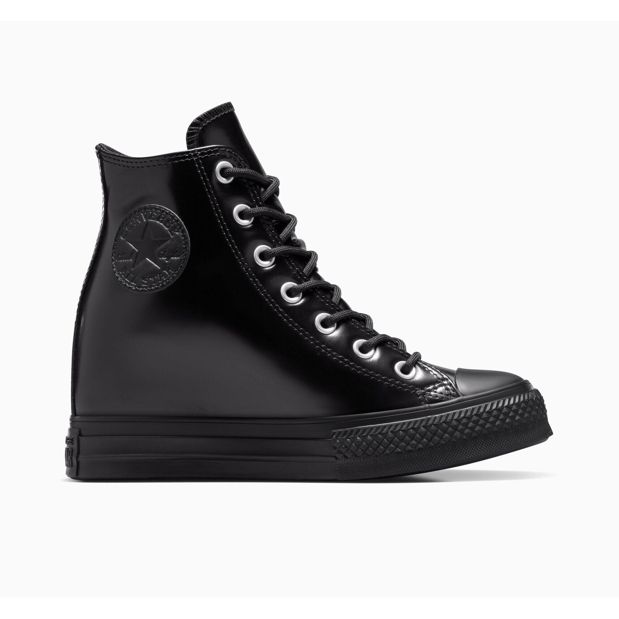 Converse - Baskets En Cuir Femme Converse Chuck Taylor All Star Platform - Baskets - Noir - Decathlon