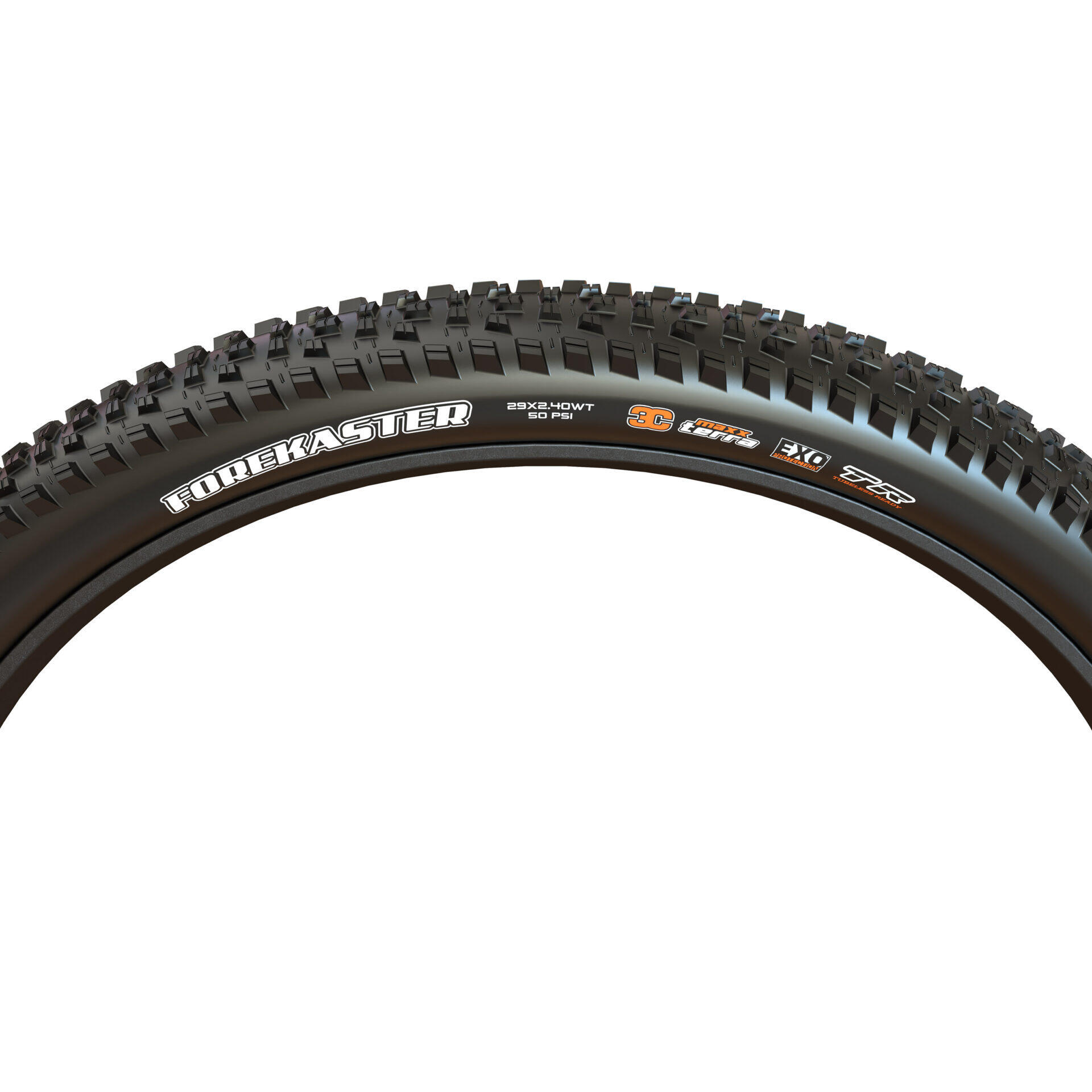 Pneu FOREKASTER - 27.5x2.40 - tr. souple - 60 TPI - 3C Terra / Exo+ / TR 3/3