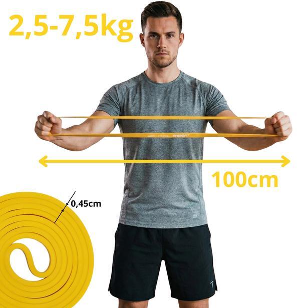 Guma fitness Eb Fit długa 2,5 - 7,5 kg 4/5