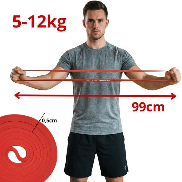 Guma fitness Eb Fit długa 5 - 12 kg 4/5