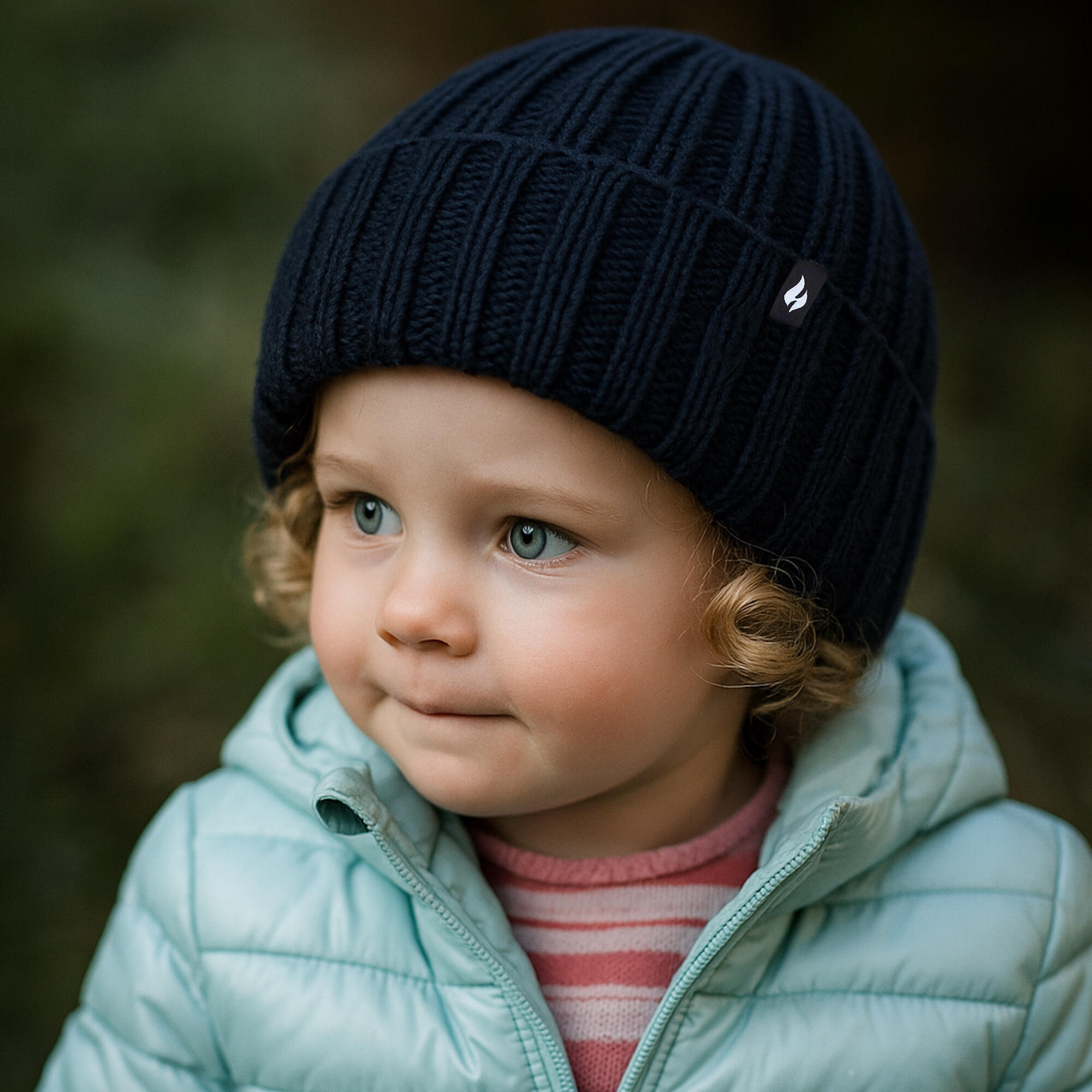 Bonnet Fille Hiver avec Pompon | Heat Holders | Chaud Tricot Chapeau pour Enfant 4/4