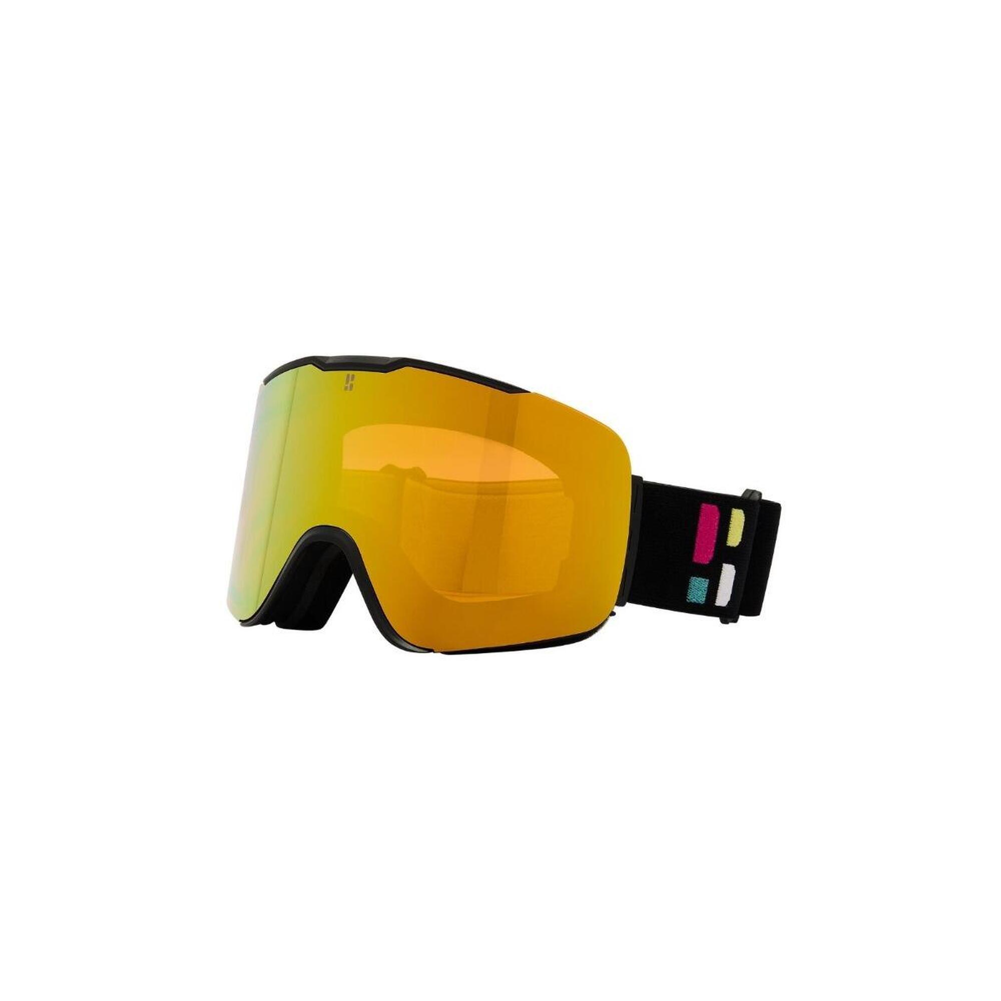 Poederbaas - Masque De Ski - Tst Goggle - Uv400 - Avec Écran Supplémentaire - Noir Multi - Masque De Ski - Multicolore - Decathlon