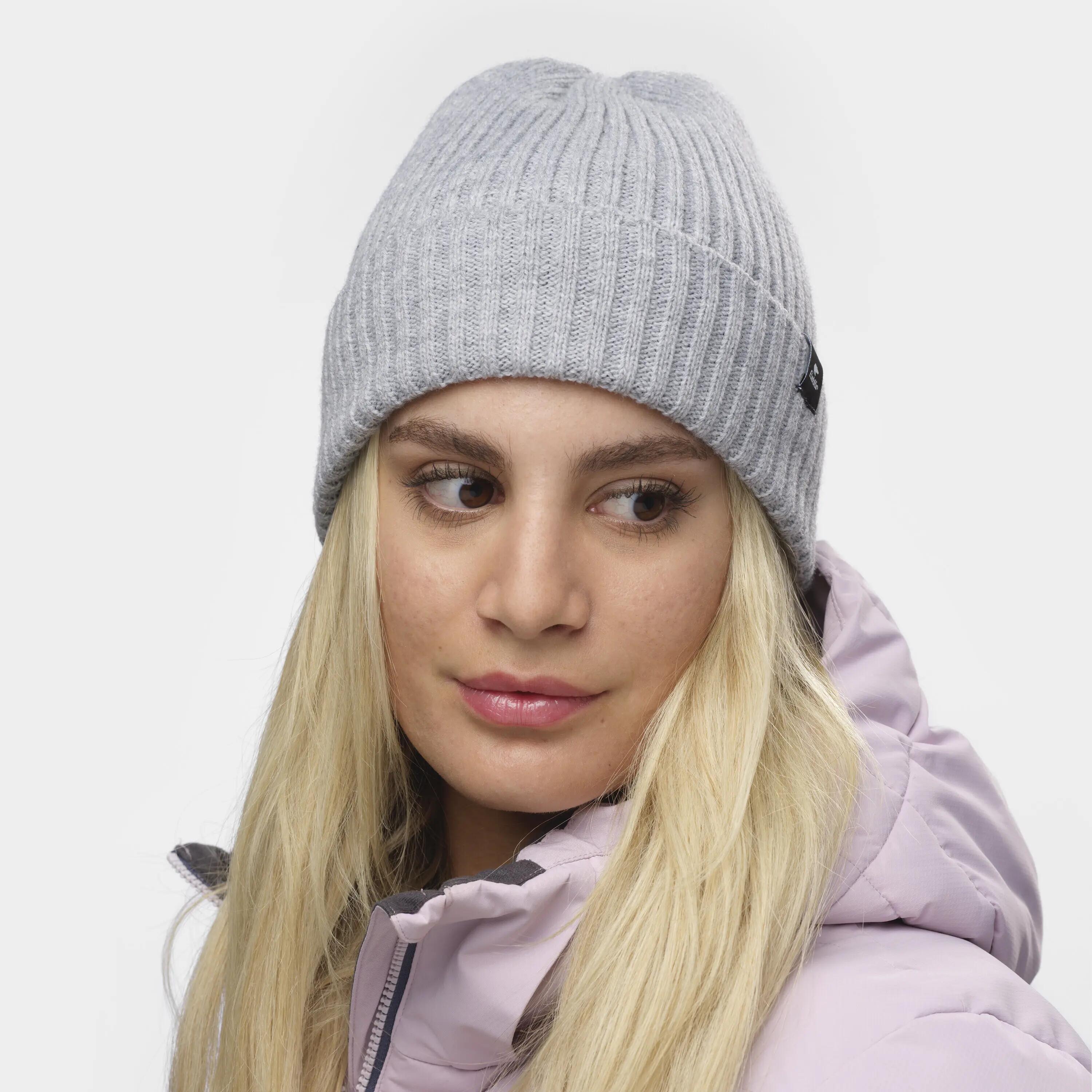 Unisex Lifestyle Beanie atmungsaktiv, klimaregulierend, wärmend, Ripp 2.0. Lila 3/6