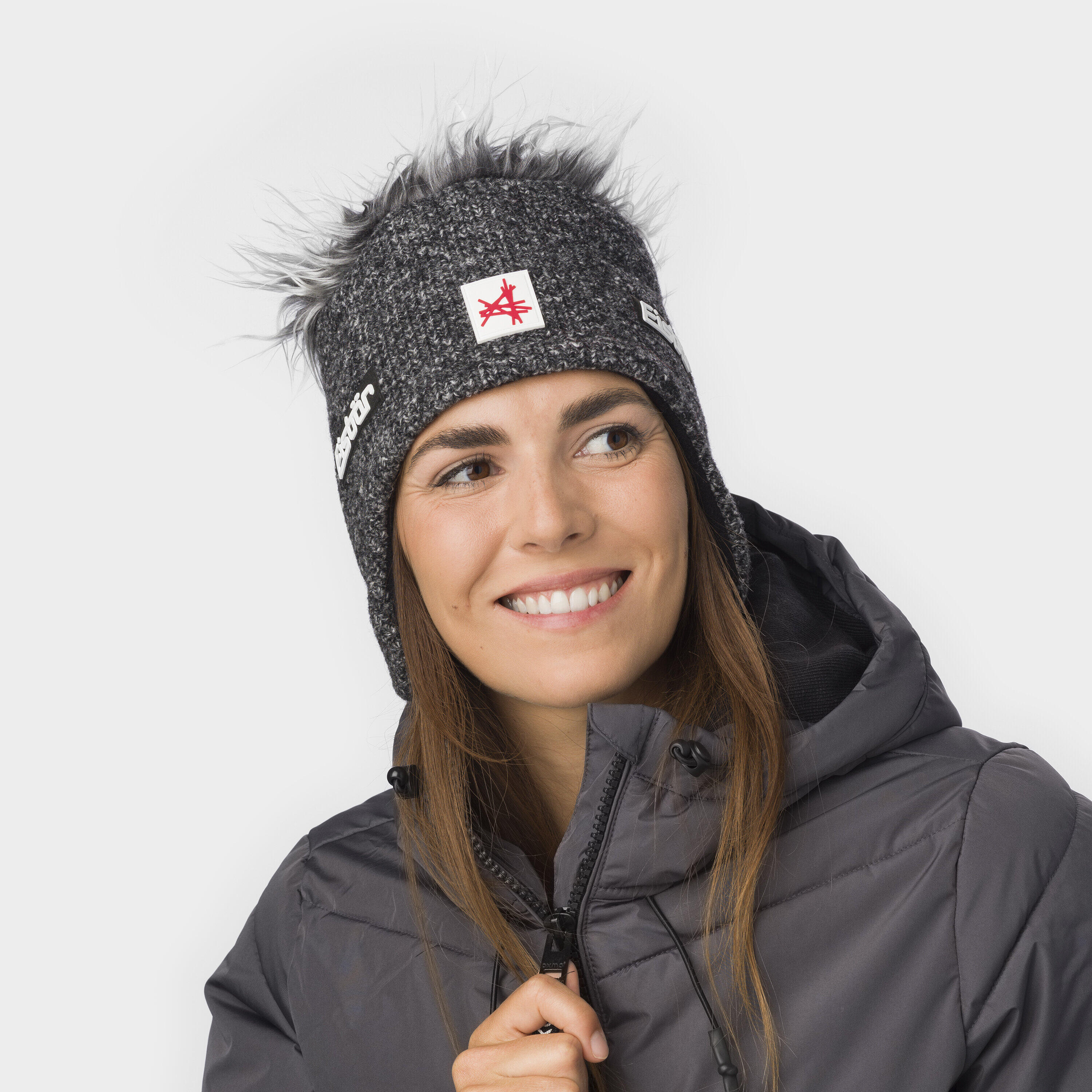 Mütze Cocker Ski Austria Wintermütze Herren Damen Haube Fleece warm 2/5