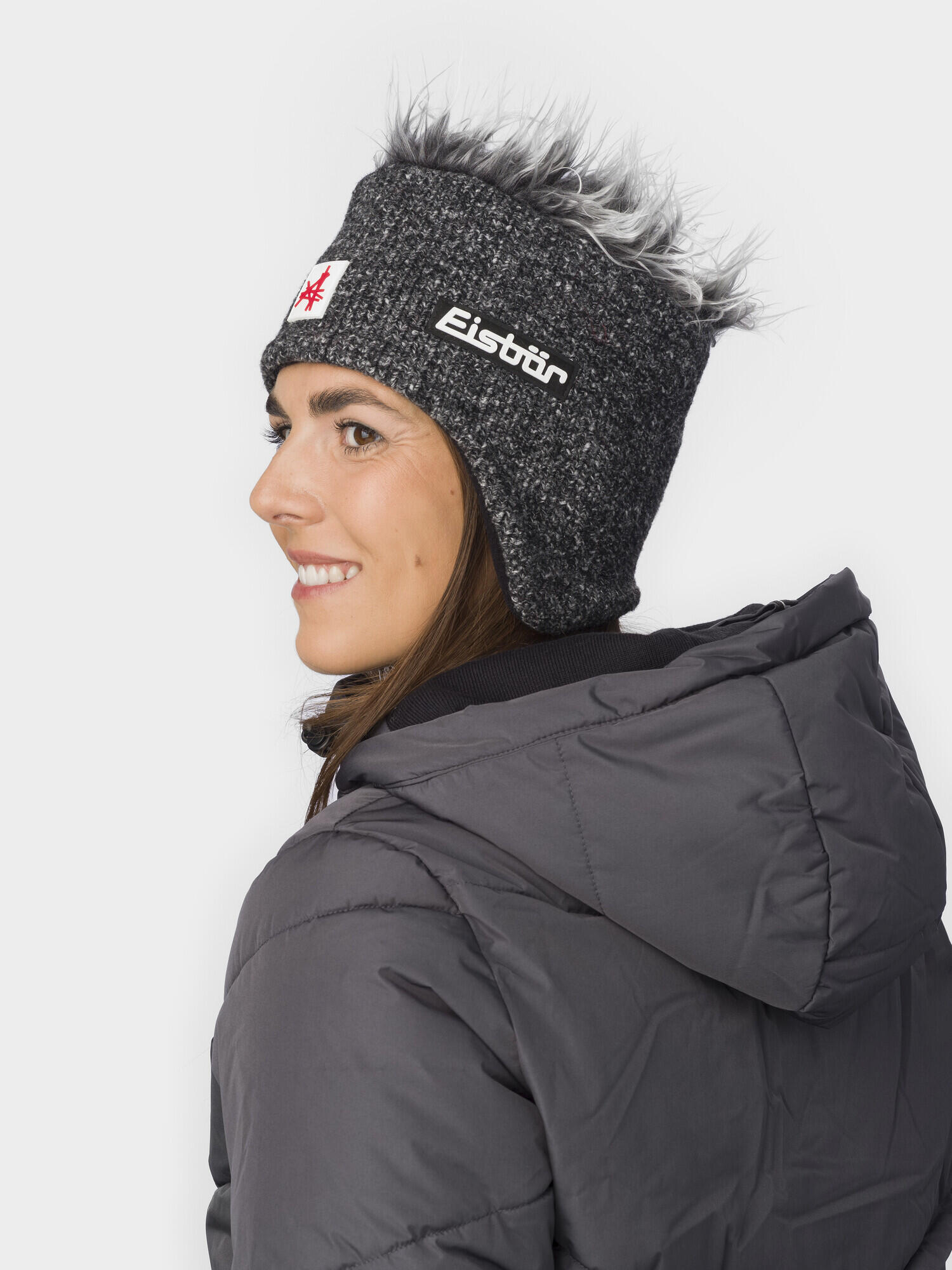 Mütze Cocker Ski Austria Wintermütze Herren Damen Haube Fleece warm 3/5