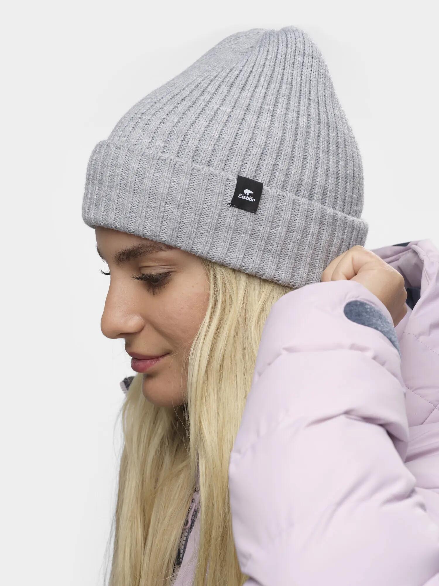Unisex Lifestyle Beanie atmungsaktiv, klimaregulierend, wärmend, Ripp 2.0. Lila 4/6