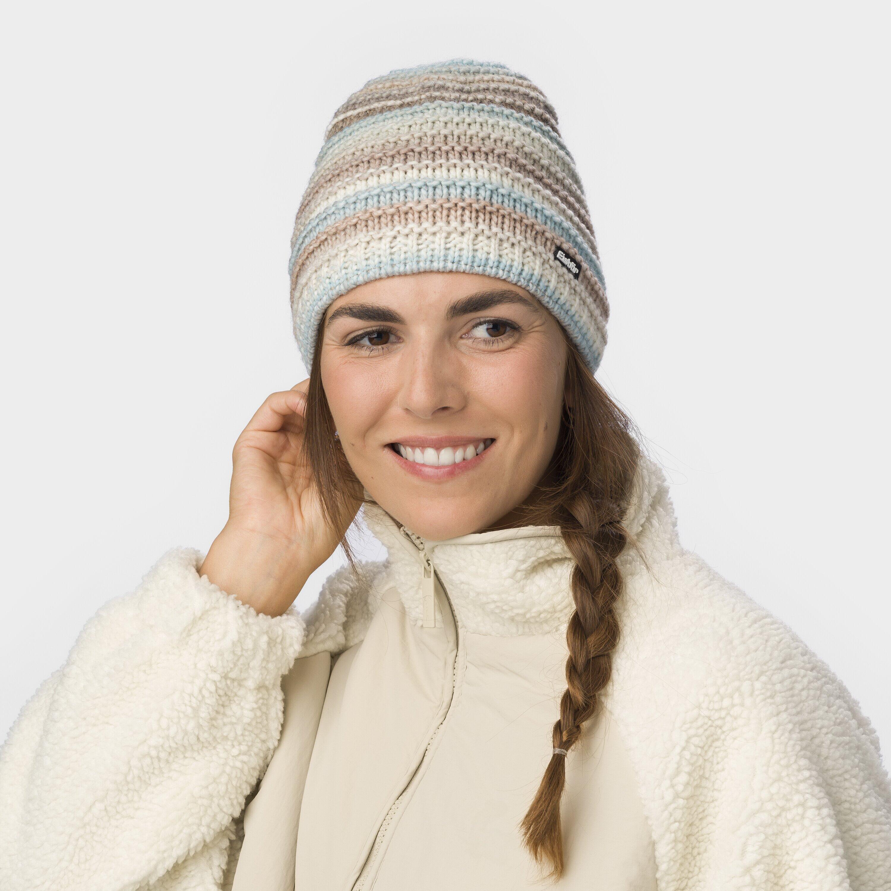 Mütze Mikata Wintermütze Herren Damen Strickmütze Fleece warm 3/6