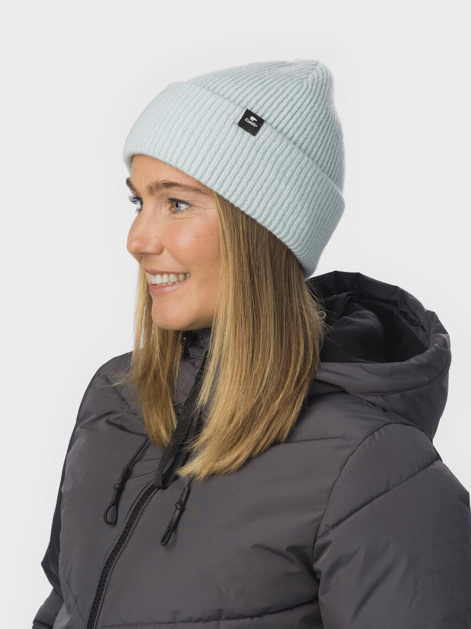 Berretto Salma 2.0 invernale donna in maglia con risvolto morbido in merino 4/6