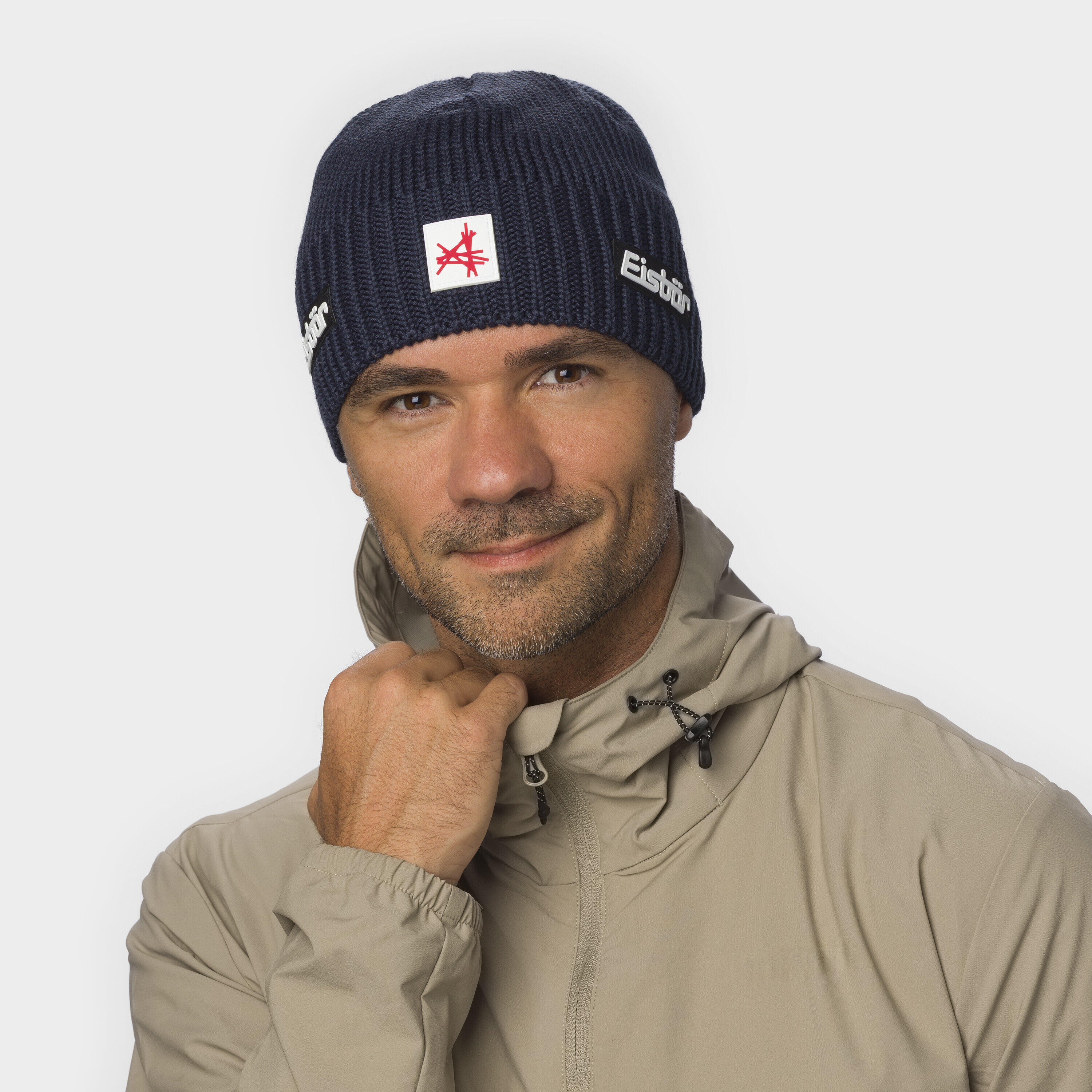 Mütze Trop Ski Austria Wintermütze Herren Damen Haube Fleece atmungsaktiv Merino 5/6
