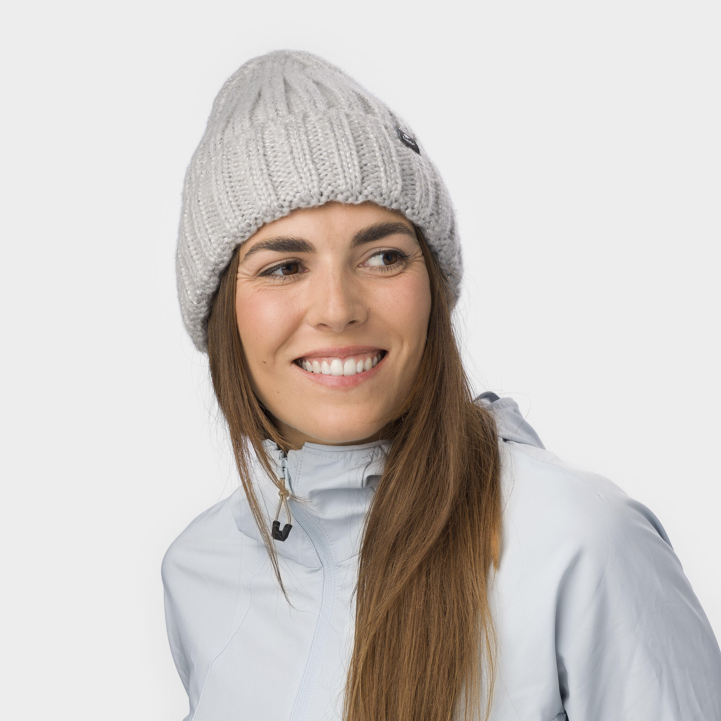 Mütze Alea Strickmütze Damen Beanie mit Umschlag weich bequem 3/5