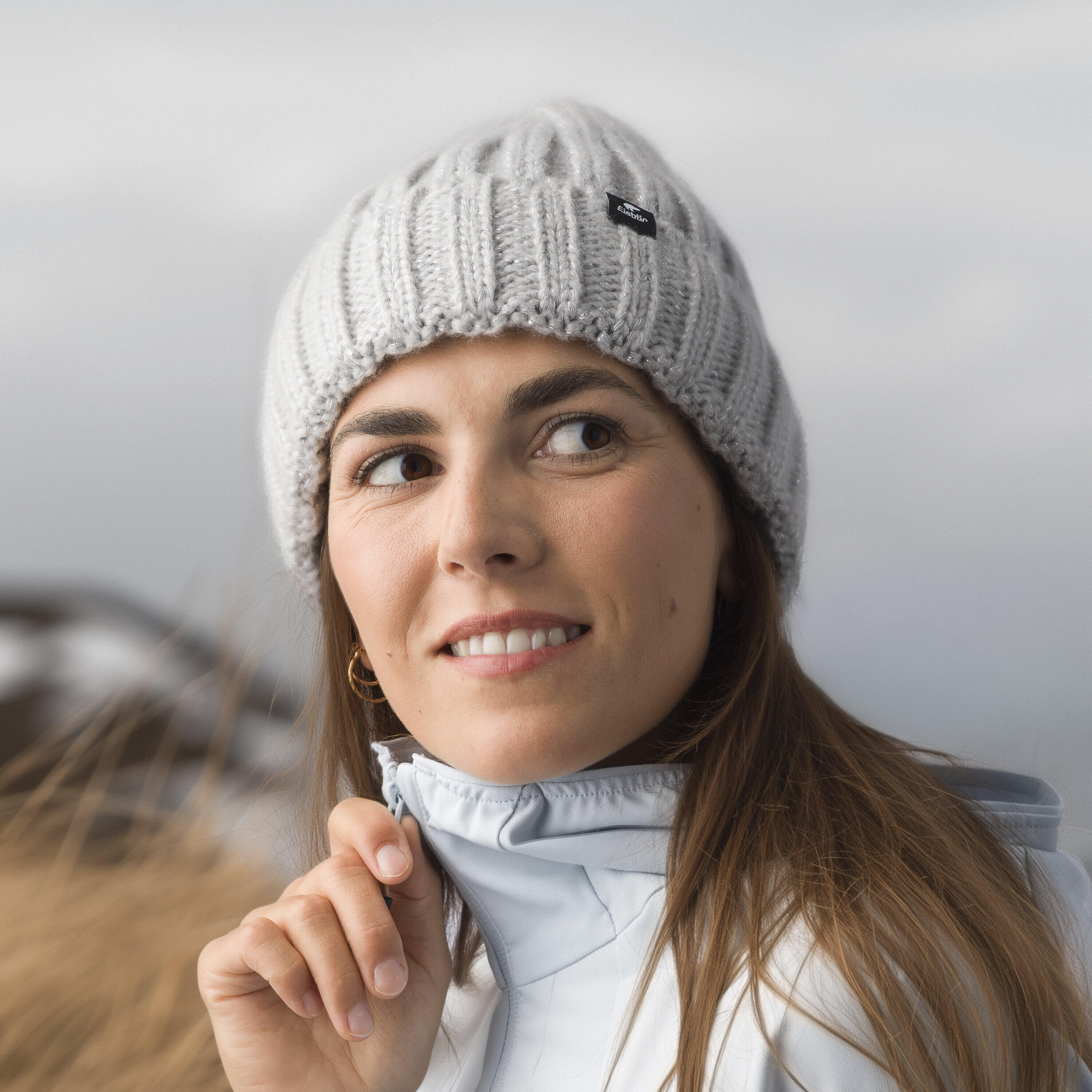 Mütze Alea Strickmütze Damen Beanie mit Umschlag weich bequem 5/5