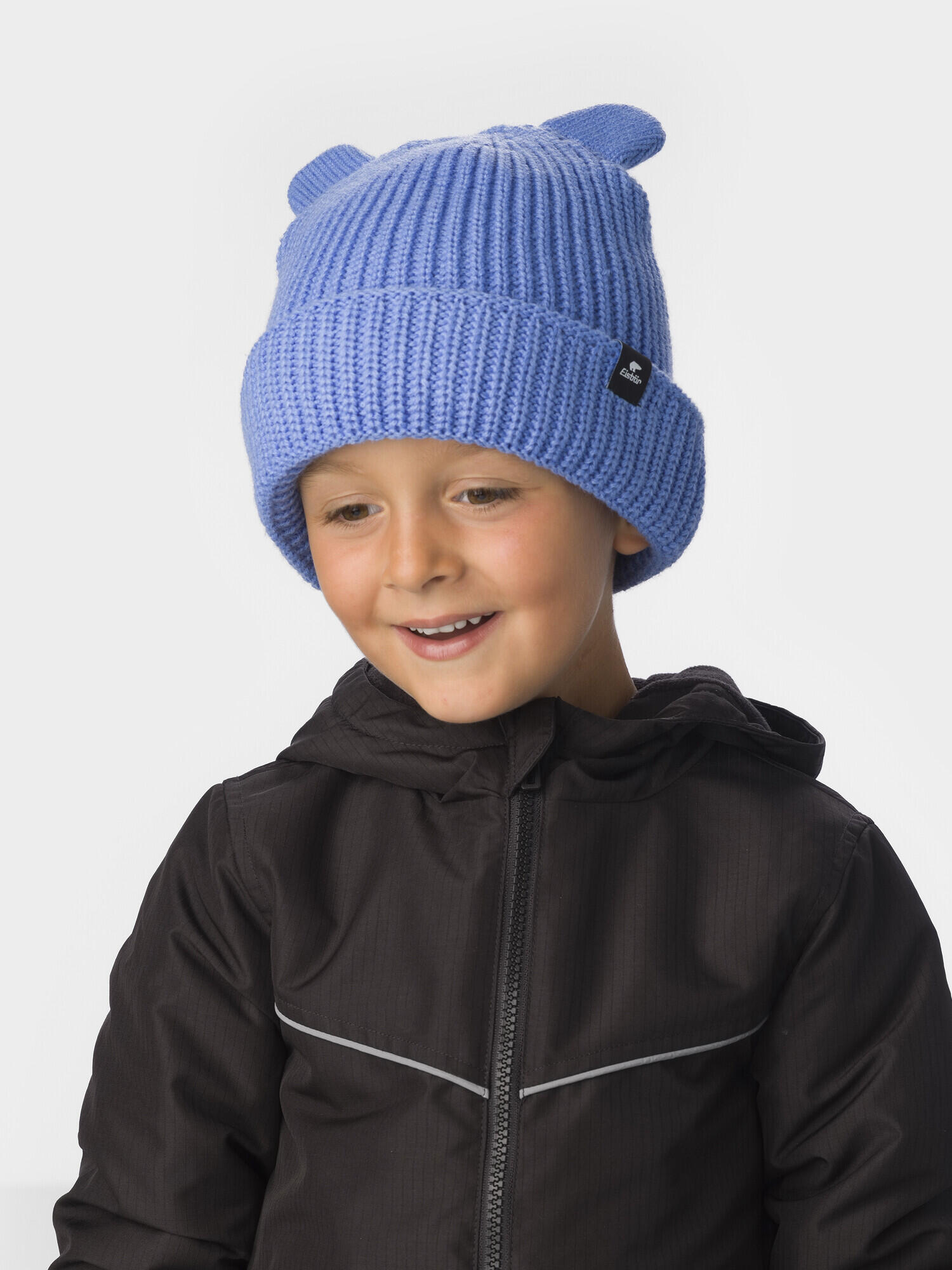 Gorro Leno gorro de punto para niños beanie con dobladillo suave cómodo 3/3