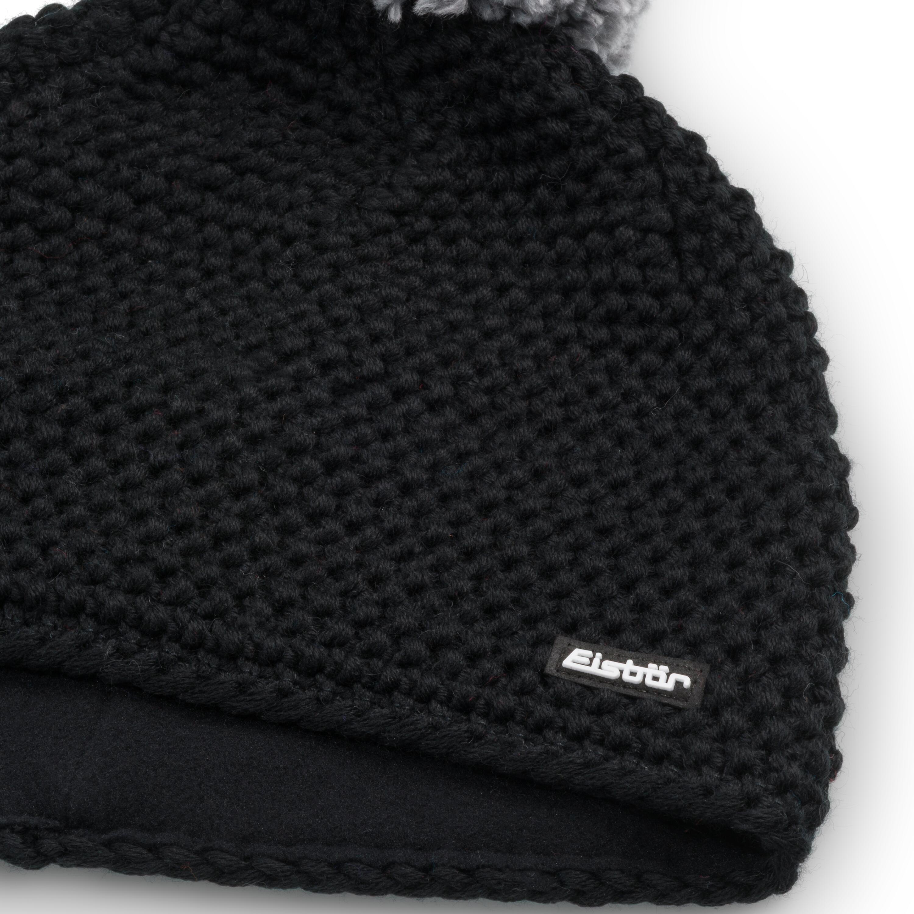 Gorro Jamie com pompom, em lã merino com forro polar quente para homem e mulher 2/6