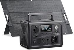 BLUETTI Station Électrique Portable EB3A 600W+Panneau Solaire 100W pour Caravan