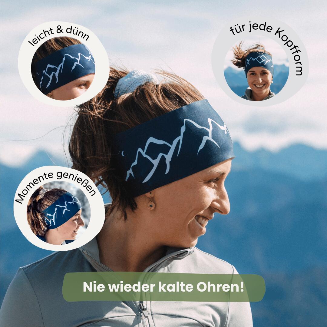 Bergwelten Stirnband: Atmungsaktiv & rutschfest | Ideal für Sport & Alltag 3/9