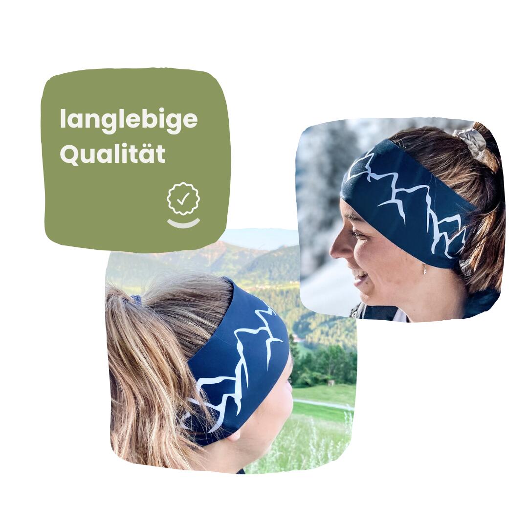 Bergwelten Stirnband: Atmungsaktiv & rutschfest | Ideal für Sport & Alltag 6/9