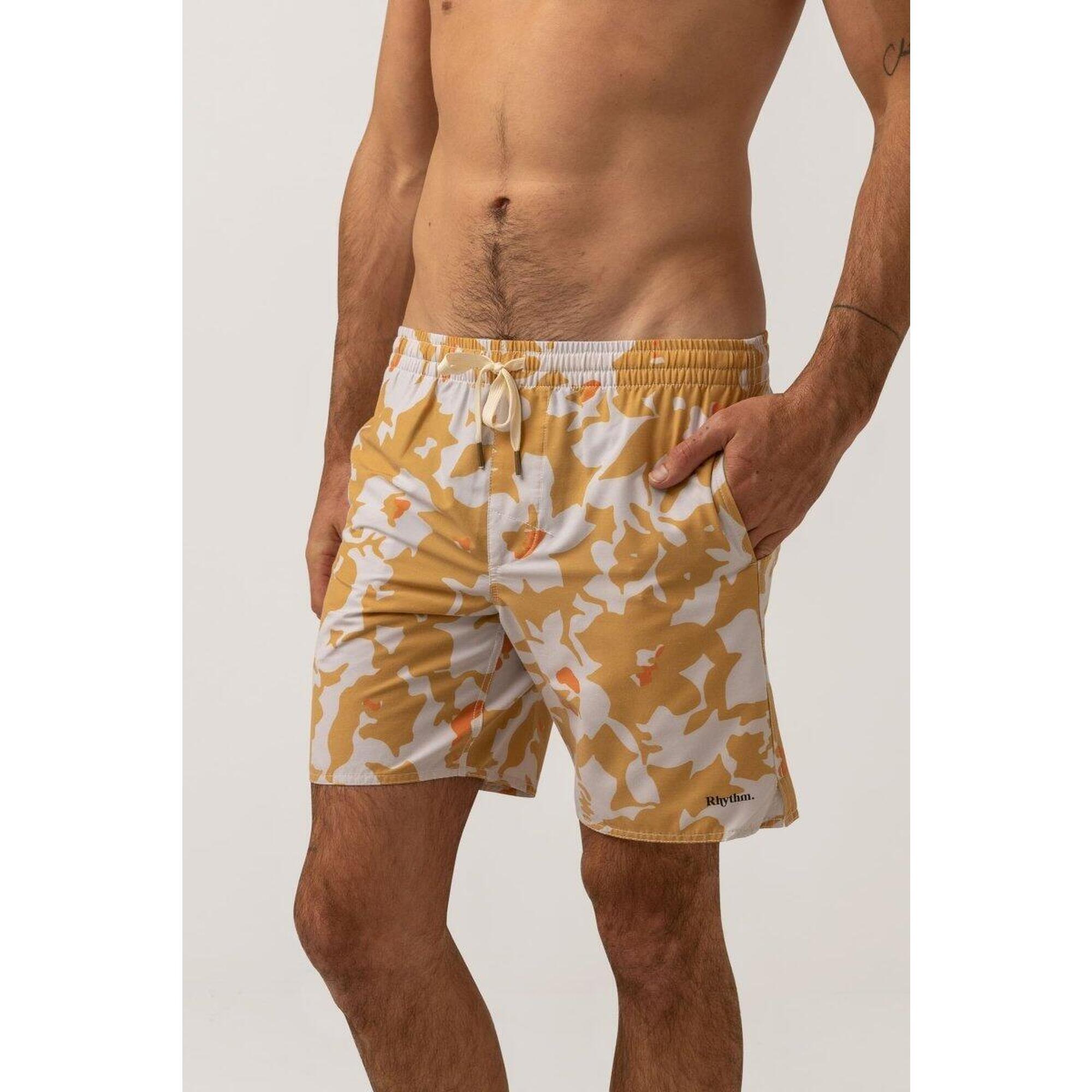 Rhythm - Howser - Beach Short Homme - Short - Jaune - Decathlon