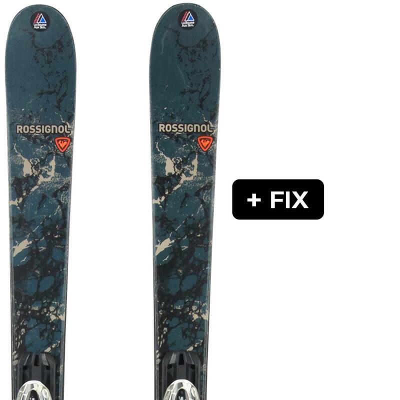 Pack Ski Junior Rossignol SENDER JR + Fixation XPRESS 7 GW - B83 BLACK - Neuf Sous Blister
