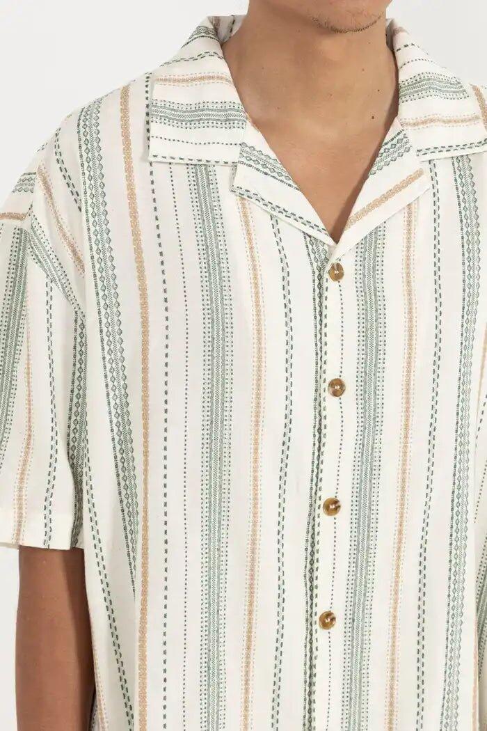 Camiseta de rayas relajada de manga corta - Camisa para hombre 2/4