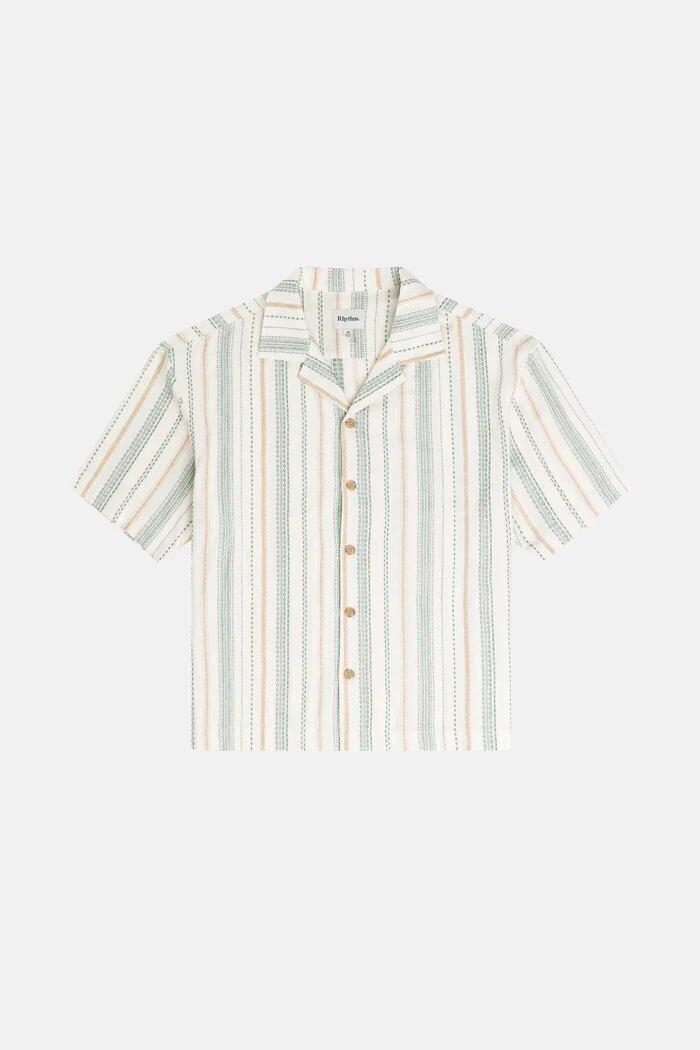 Camiseta de rayas relajada de manga corta - Camisa para hombre 4/4