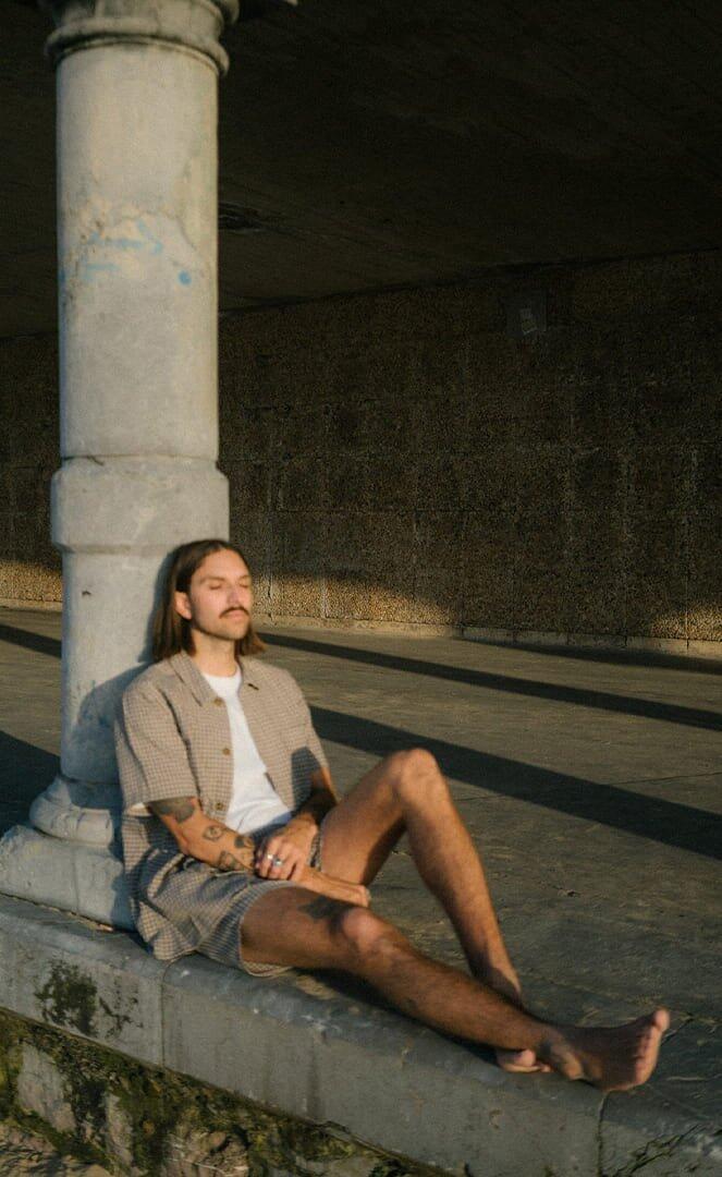 Linen Check Jam - Short Homme 5/7