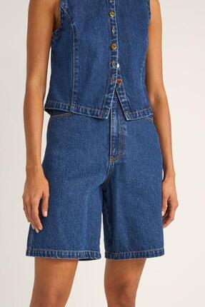 Gia Denim Jorts - Kurze Damen
